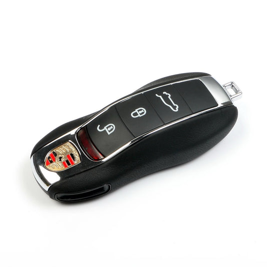 Kožené barevné kryty na klíč pro Porsche Boxster, Cayman, 911, Panamera, Cayenne, Macan (2009-2025)