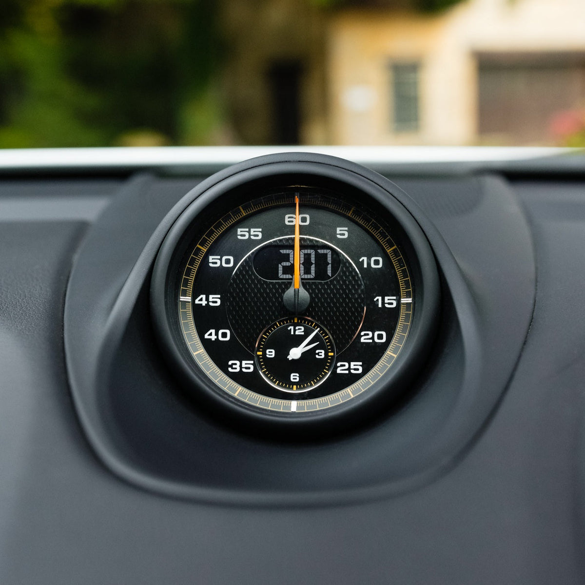 Palubní kryt pro budík Chrono – Porsche Boxster/Cayman 718 (2016-2025)