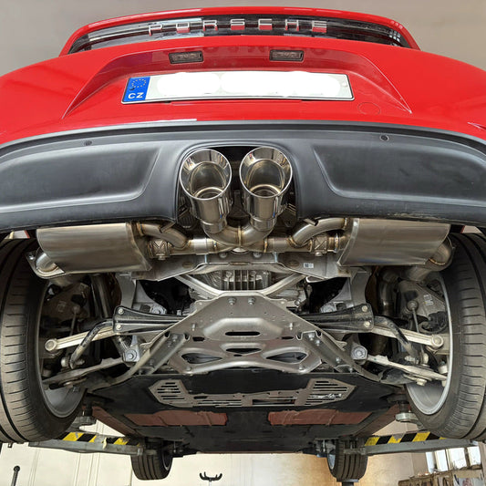 Sportovní výfuk s klapkou pro Porsche Boxster/Cayman 981 a 718 (2012-2025)