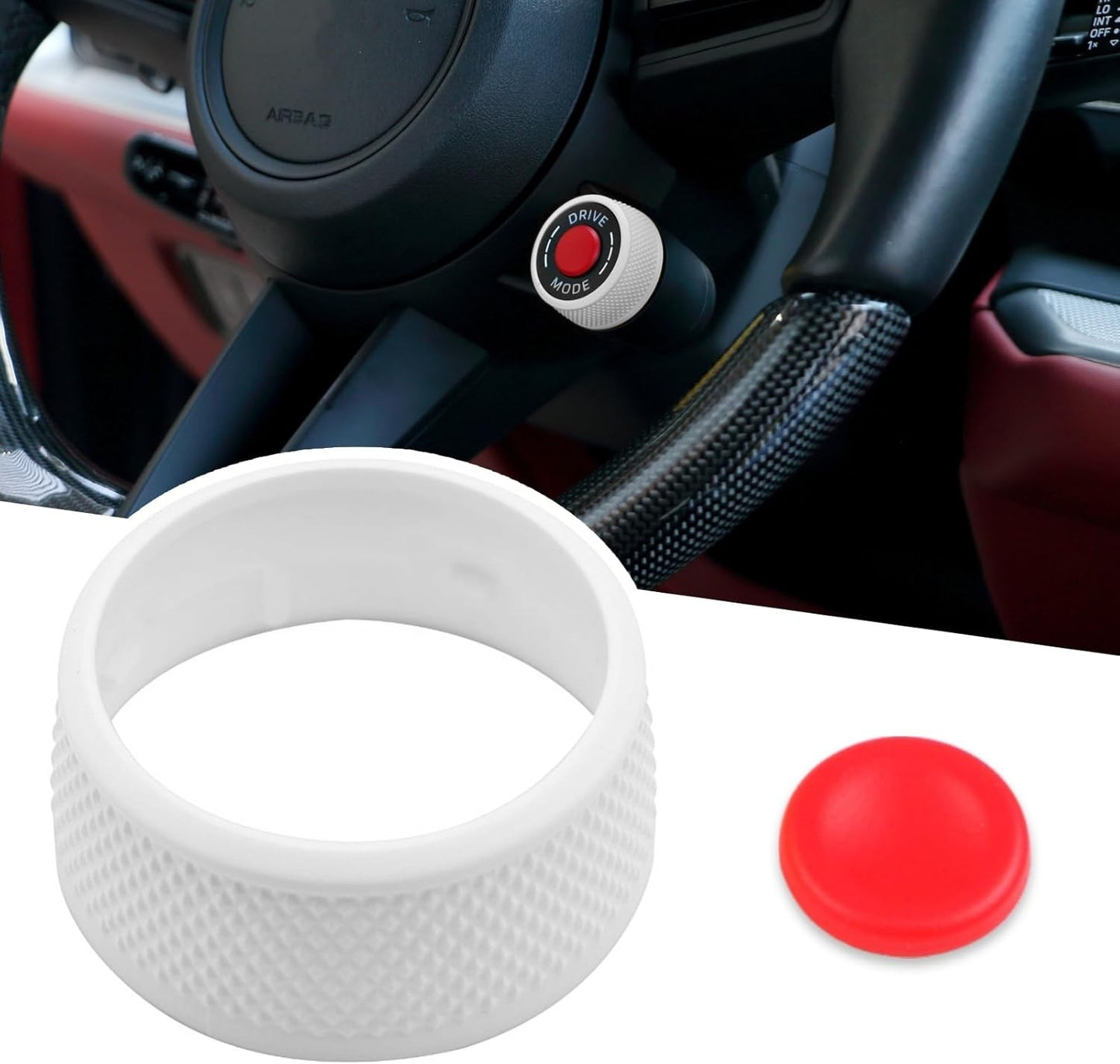 Kryt knoflíku přepínače jízdního režimu na volant typu B pro Porsche 911, Cayenne, Macan, Panamera, Tycan (2018–2025)