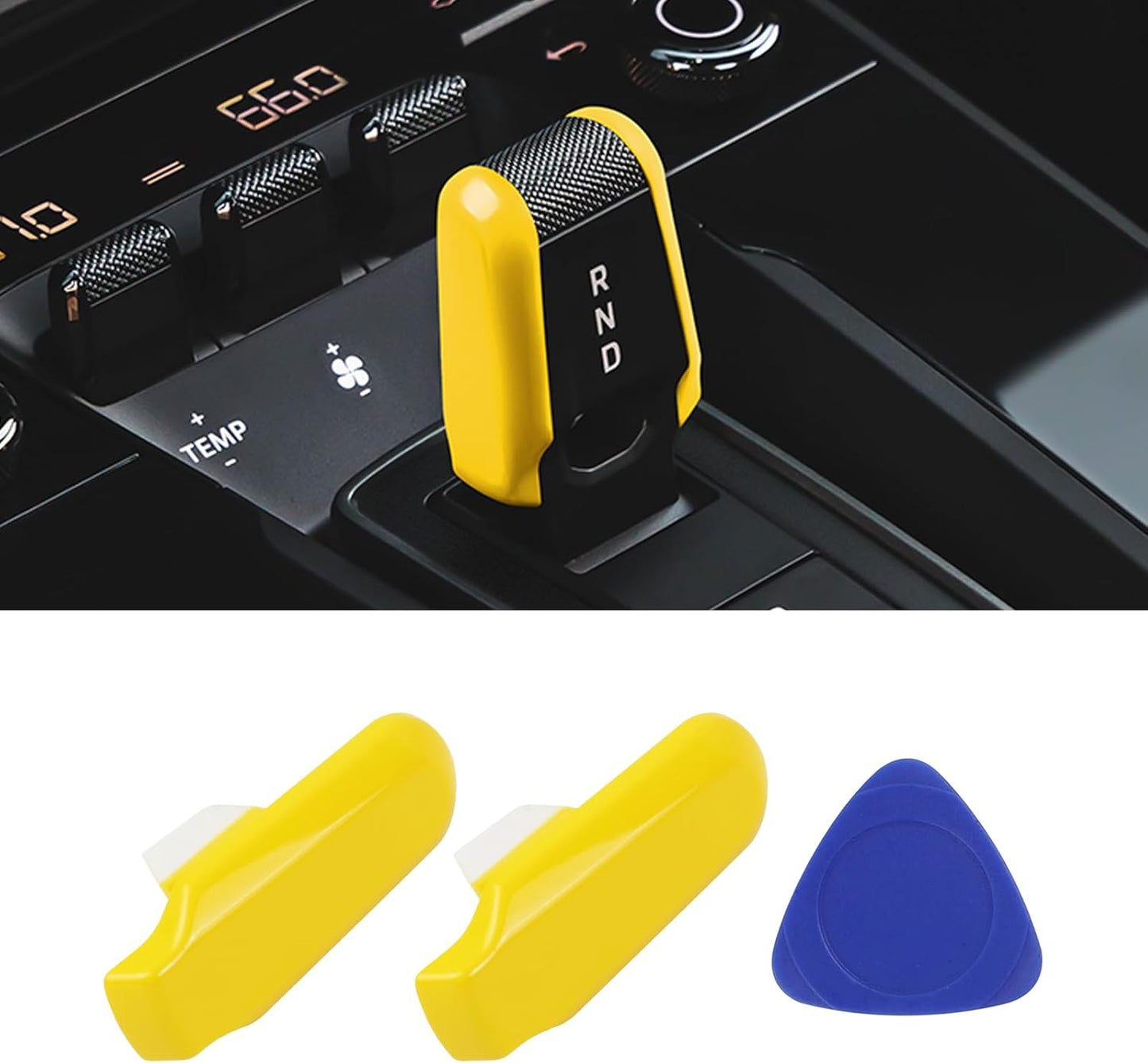 Boční krytky řadicí páky v barvách pro Porsche 992 (2018–2025)