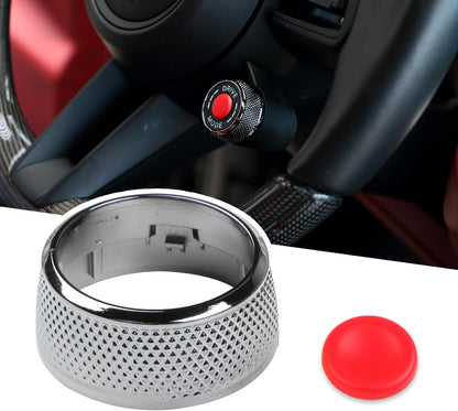 Kryt knoflíku přepínače jízdního režimu na volant typu B pro Porsche 911, Cayenne, Macan, Panamera, Tycan (2018–2025)