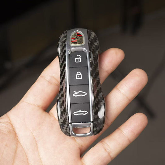 Carbonové kryty na klíč pro Porsche 911, Panamera, Cayenne, Taycan (2017-2025)