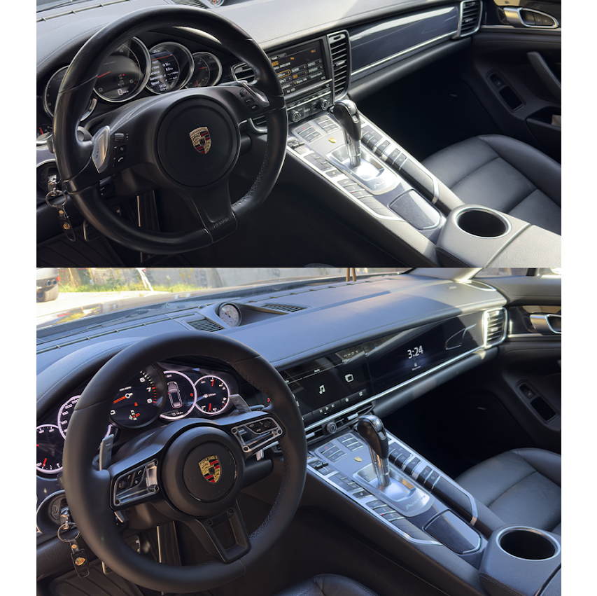 Duální display autorádio pro Porsche Panamera 970 (2009-2016)