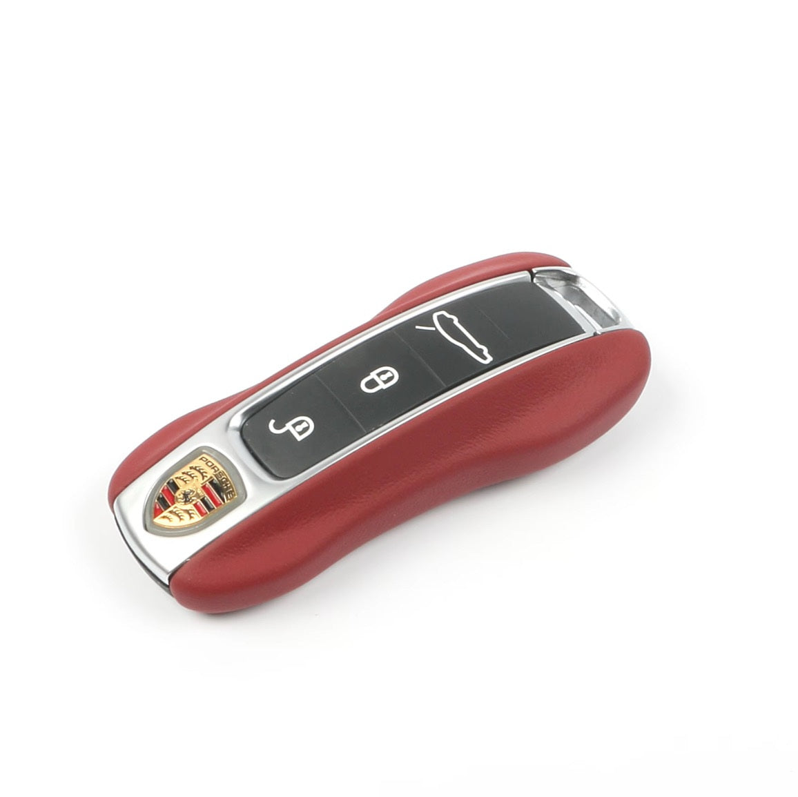 Kožené barevné kryty na klíč pro Porsche 911, Panamera, Cayenne, Taycan (2017-2025)