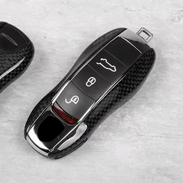 Carbonové kryty na klíč na klíč pro Porsche Boxster, Cayman, 911, Panamera, Cayenne, Macan (2009-2025)