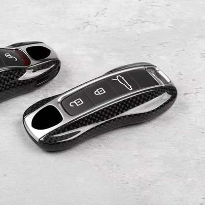 Carbonové kryty na klíč pro Porsche 911, Panamera, Cayenne, Taycan (2017-2025)