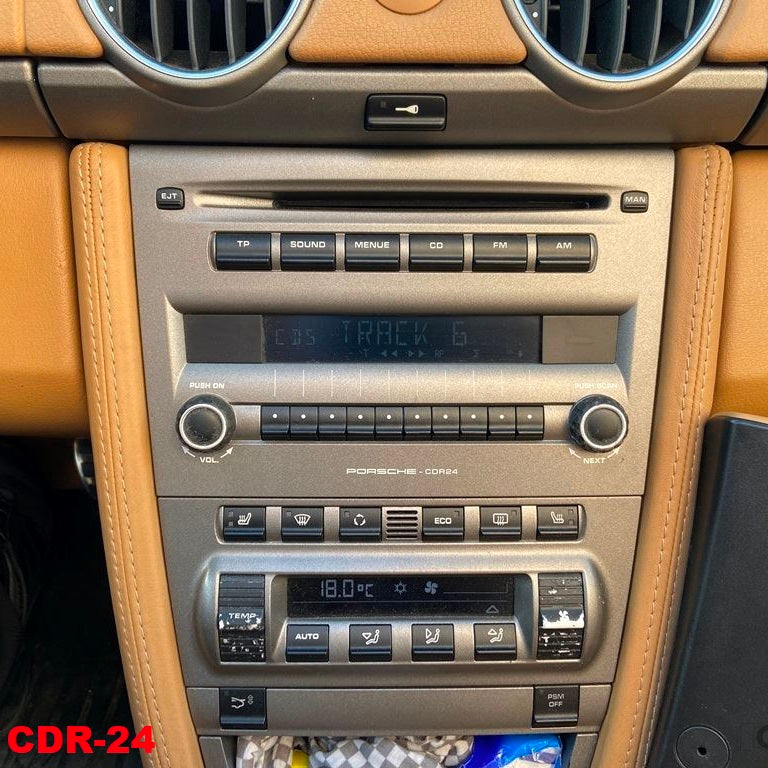 Moderní Rádio s Android auto a Carplay pro Porsche 911, Boxster, Cayman (1996–2012)