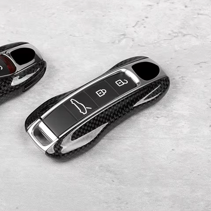 Carbonové kryty na klíč pro Porsche 911, Panamera, Cayenne, Taycan (2017-2025)