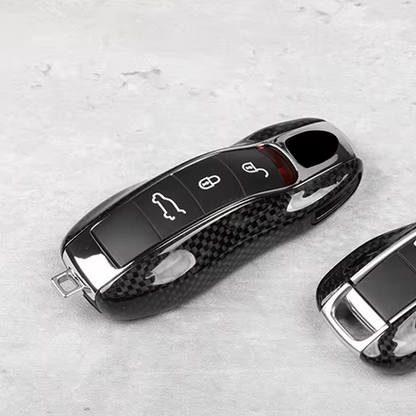 Carbonové kryty na klíč na klíč pro Porsche Boxster, Cayman, 911, Panamera, Cayenne, Macan (2009-2025)