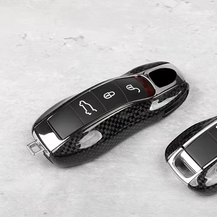 Carbonové kryty na klíč na klíč pro Porsche Boxster, Cayman, 911, Panamera, Cayenne, Macan (2009-2025)