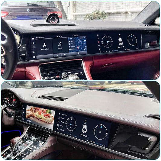 Duální displej Panamera 971 – v interiéru