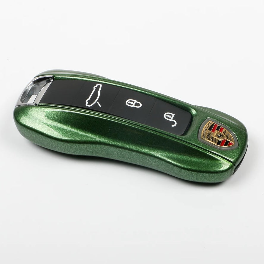 Lakované barevné kryty na klíč pro Porsche 911, Panamera, Cayenne, Taycan (2017-2025)