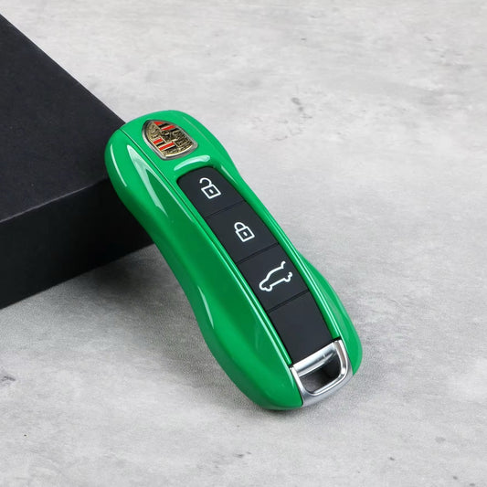 Lakované barevné kryty na klíč pro Porsche 911, Panamera, Cayenne, Taycan (2017-2025)