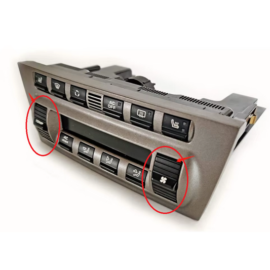 Sada tlačítek pro regulaci teploty klimatizace pro Porsche 911, Boxster, Cayman (2004–2008)