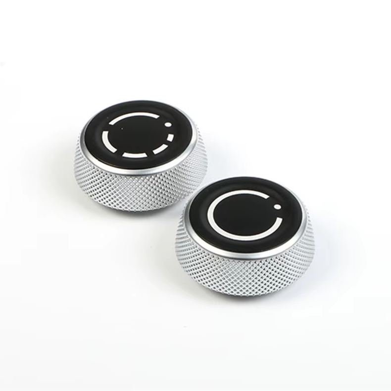 Stříbrný knoflík hlasitosti a ovládání rádia pro Porsche Boxster, Cayman, 911, Panamera, Cayenne, Macan (2009-2021)