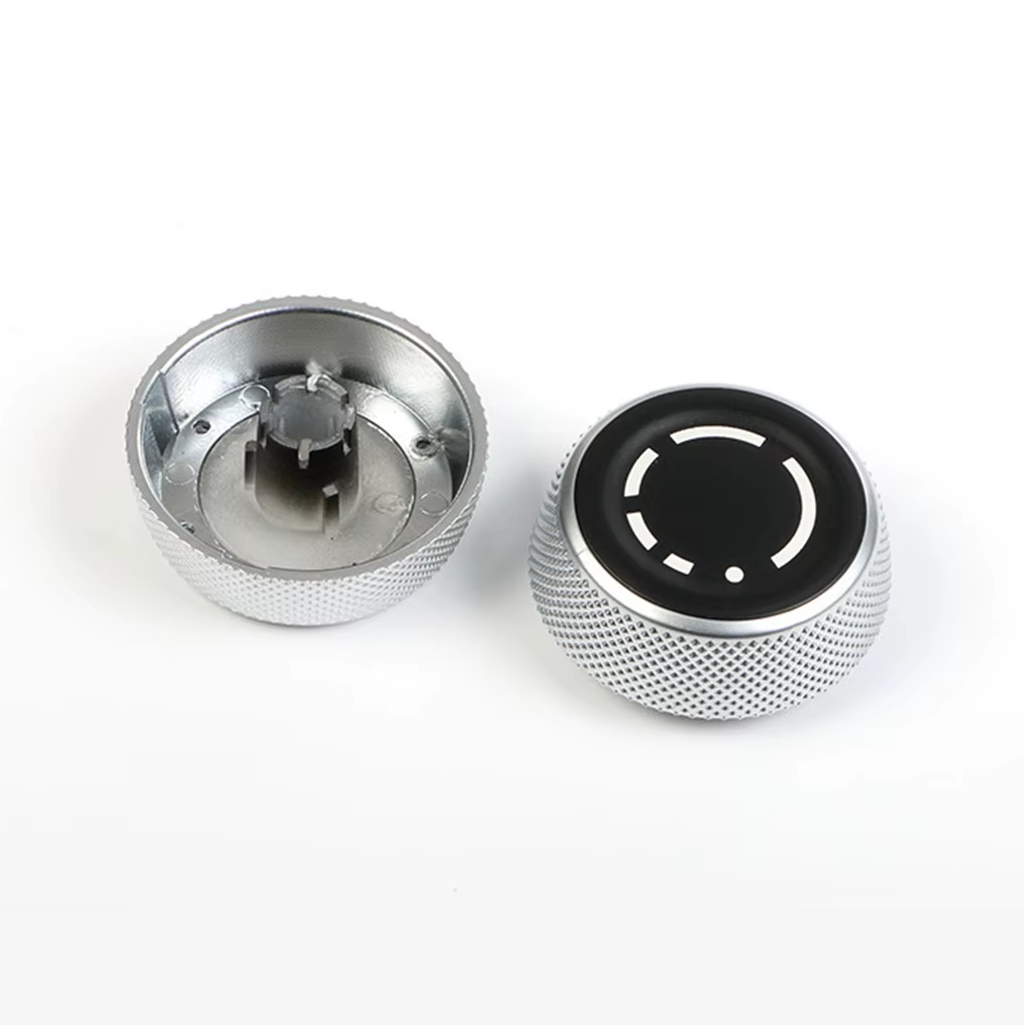 Stříbrný knoflík hlasitosti a ovládání rádia pro Porsche Boxster, Cayman, 911, Panamera, Cayenne, Macan (2009-2021)