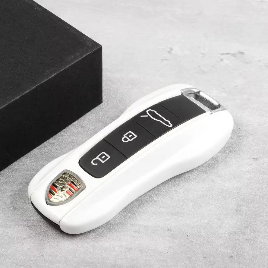 Lakované barevné kryty na klíč pro Porsche 911, Panamera, Cayenne, Taycan (2017-2025)